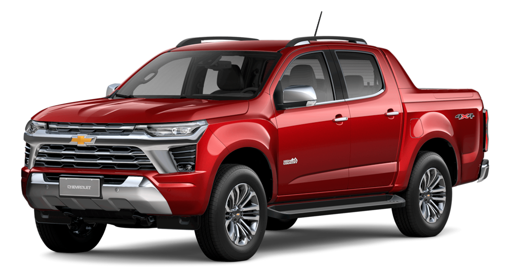 S10 High Country na cor vermelho scarlet