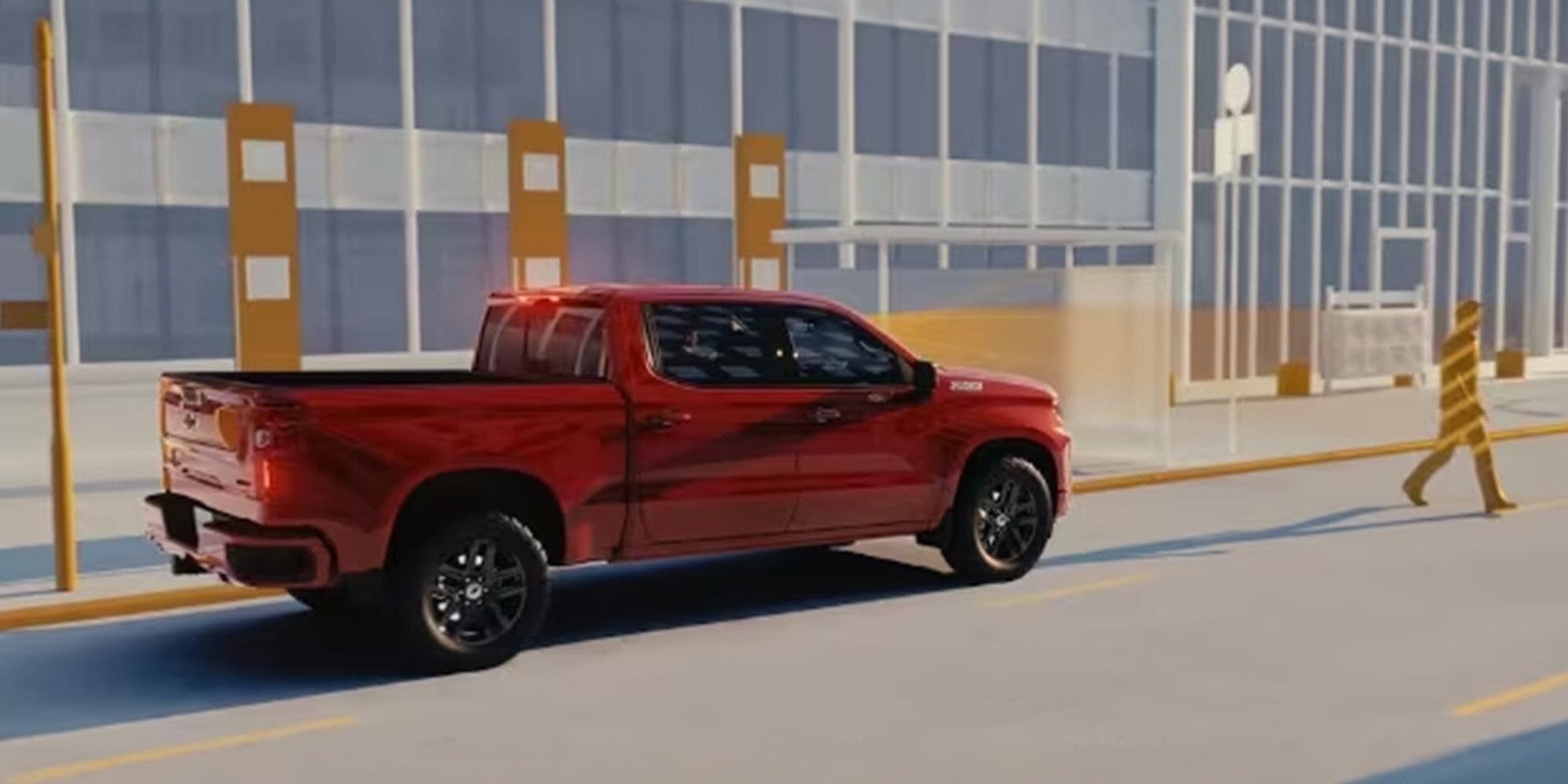 Tenha mais segurança com a Silverado 2026 e sensores de alerta